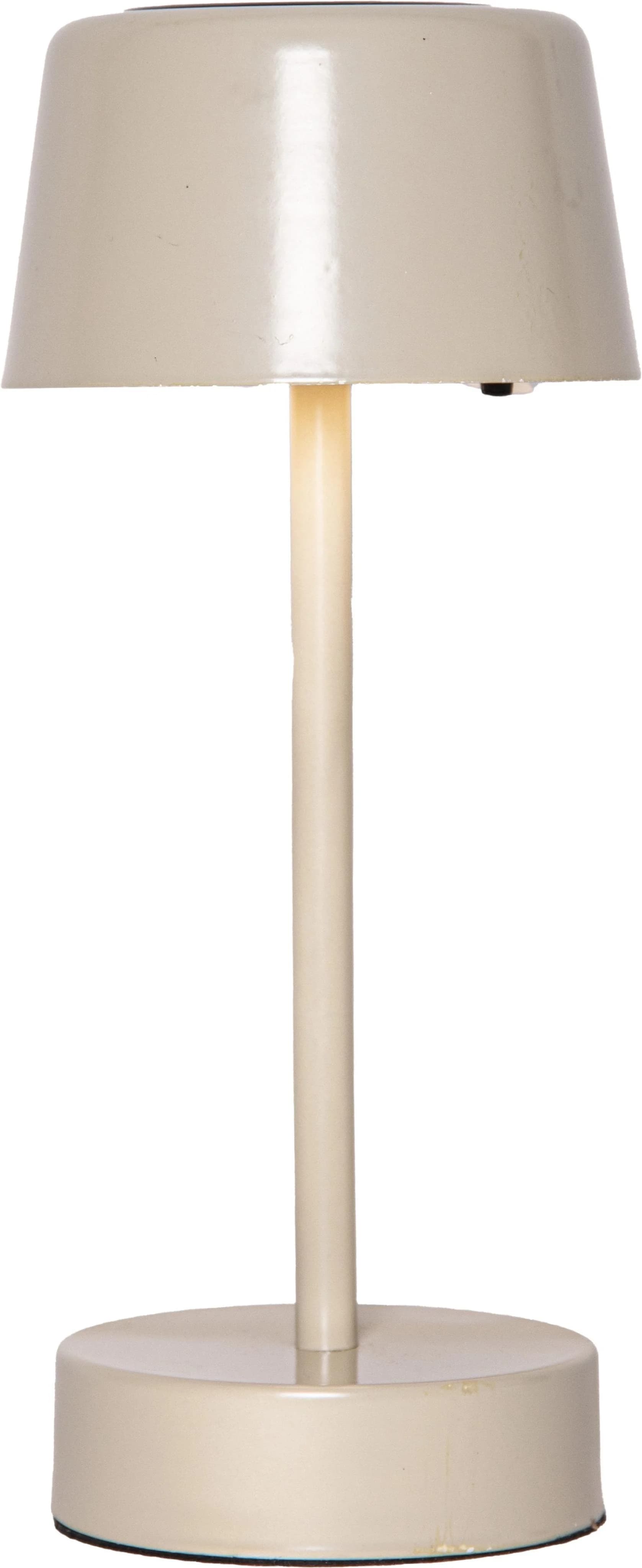 Star Trading Solarlampe Solei Beige/Blau mit Dämmerungssensor