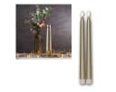 STAR TRADING LED-Stabkerzen 2er Set Gold 3D-Flamme Timer Bild 2