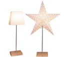 STAR TRADING LED Stern Tischlampe Leo mit 3D Papierstern und Lampenschirm Bild 2