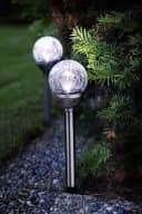 STAR TRADING LED Solarleuchte Roma 2er Set Edelstahl Glas Kaltweiß Bild 1