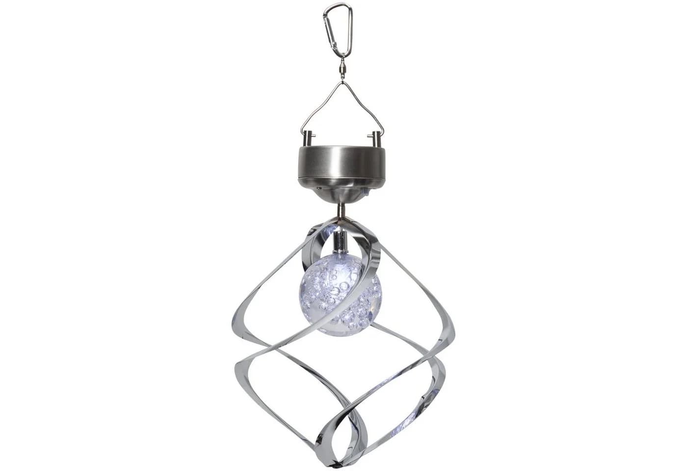 STAR TRADING LED Solarleuchte Roma Solar Windspiel Edelstahl - Bild 2