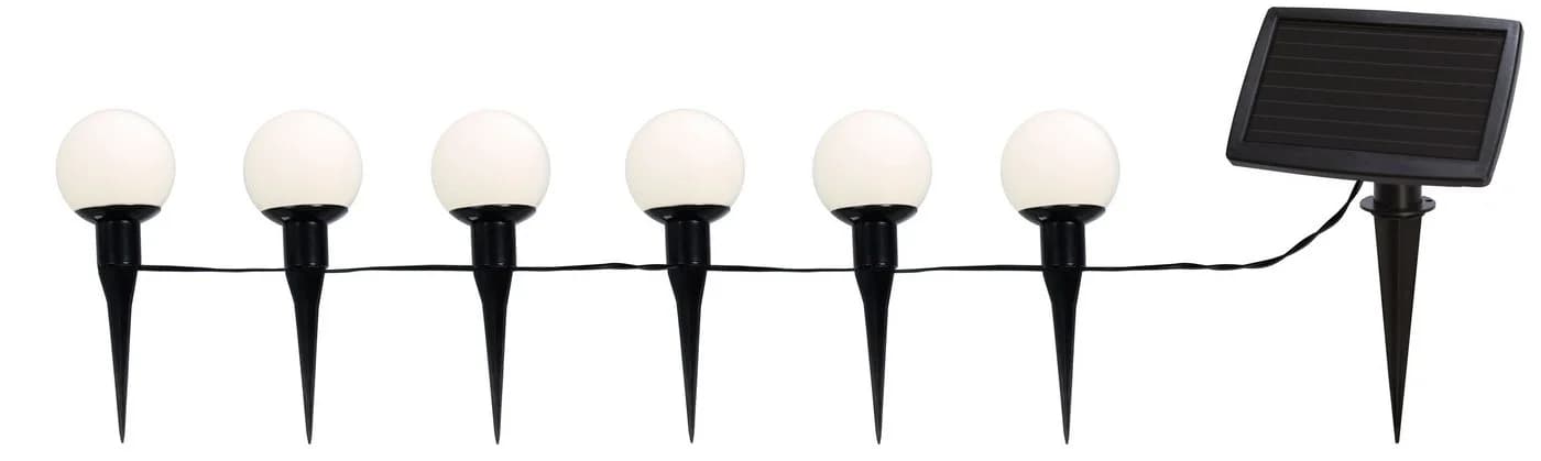 STAR TRADING LED Solarlichterkette 6-teilig warmweiß - Bild 2
