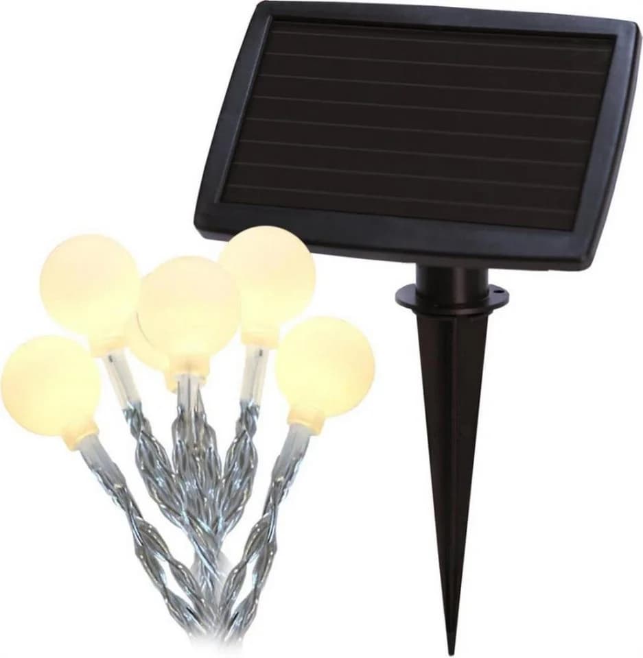 STAR TRADING LED-Solar-Lichterkette Globini 20-teilig Warmweiß - Bild 2