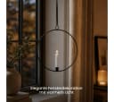 STAR TRADING LED Lichterkranz Flamme Ring Schwarz Warmweiß Bild 1