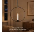 STAR TRADING LED Lichterkranz Flamme Ring Schwarz Warmweiß Bild 5