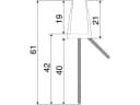 Euroshowers Duschdichtung 2er Set Schwarz 100 cm für 6 mm Glas Bild 3