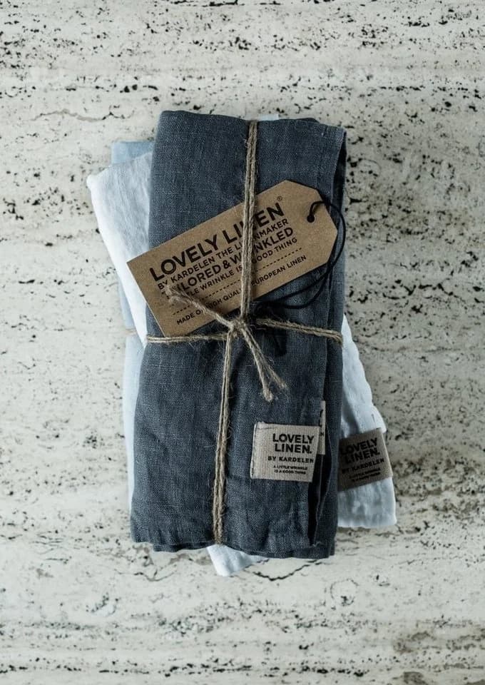 Lovely Linen Platzset Sky Leinen Skandinavisch