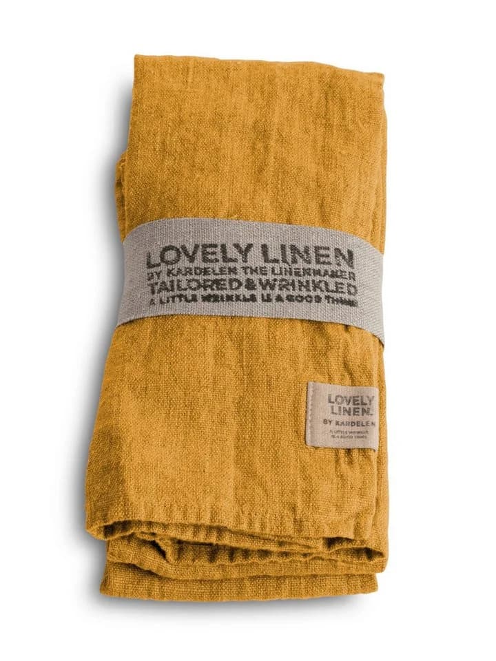 Lovely Linen Stoffserviette Leinen Honey 45x45 cm