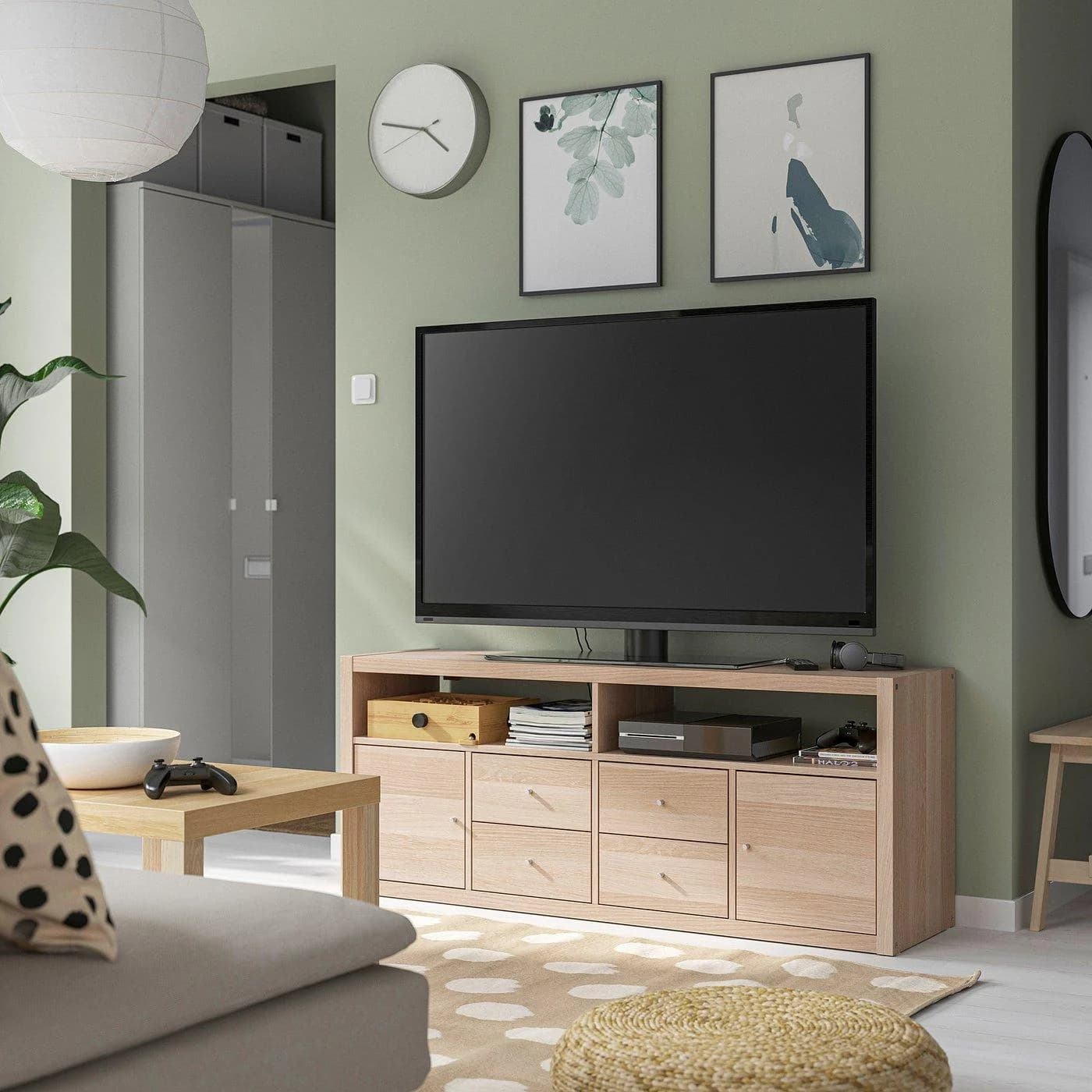 IKEA KALLAX TV-Möbel Kombination Weiß