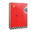 Möbel-Zeit Kleiderschrank RACECUP, 3-türig Rot Bild 2