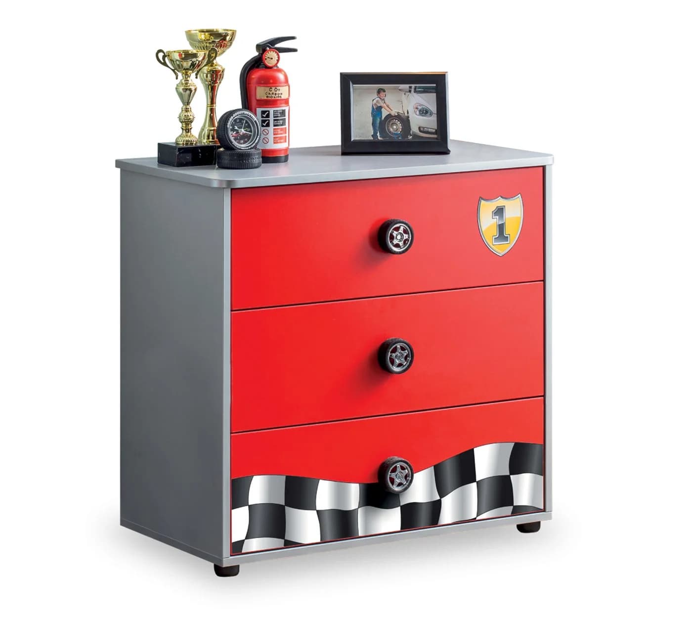 Möbel-Zeit Kommode RACECUP Rot - Bild 2