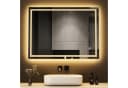 WDWRITTI LED Badspiegel mit Beleuchtung und Speicherfunktion Bild 1
