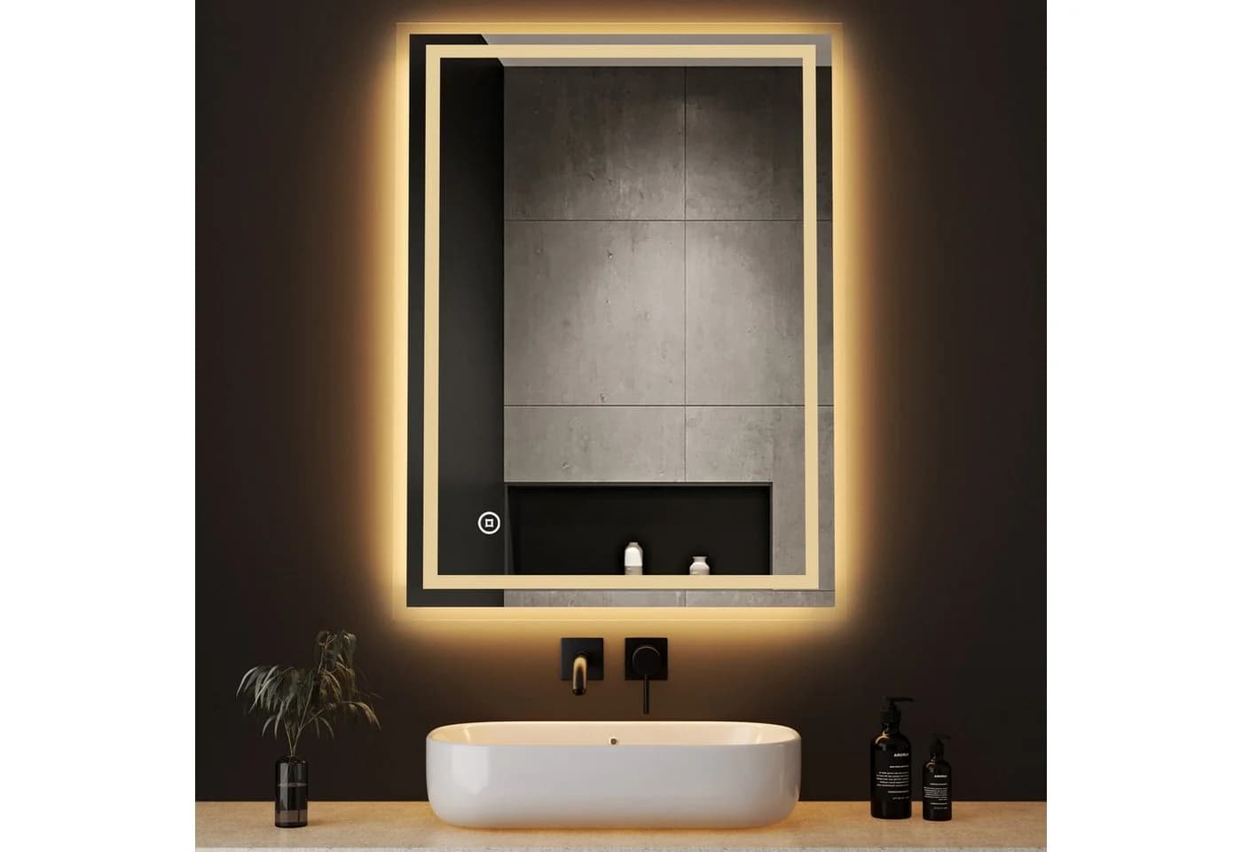 WDWRITTI LED Badspiegel mit Beleuchtung und Speicherfunktion - Bild 2