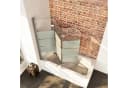 Boromal Badewannenaufsatz 3-teilig Faltwand Duschwand für Badewanne faltbar Bild 3