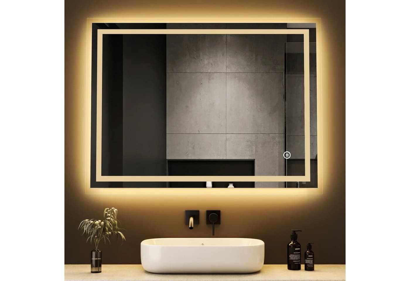 WDWRITTI LED Badspiegel mit Memory-Funktion und dimmbarer Beleuchtung - Bild 2