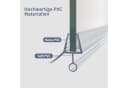 Boromal Duschdichtung 100cm für 7-8mm Glas mit verlängerter Innenlippe Bild 5