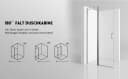 GOEZES Walk-in-Duschwand Glas mit Nano-Beschichtung Silber Bild 4