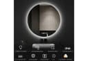 WDWRITTI LED Badspiegel 60x60cm mit Uhr und Speicherfunktion Bild 1