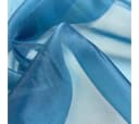 Event Kauf Organza Crystal Stoff Meterware 150 cm Breite Türkisblau Bild 1