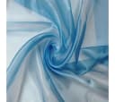 Event Kauf Organza Crystal Stoff Meterware 150 cm Breite Türkisblau Bild 2
