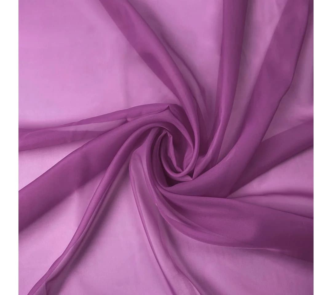 Event Kauf Voile Stoff Meterware Breite 150 cm Farbe Pflaume