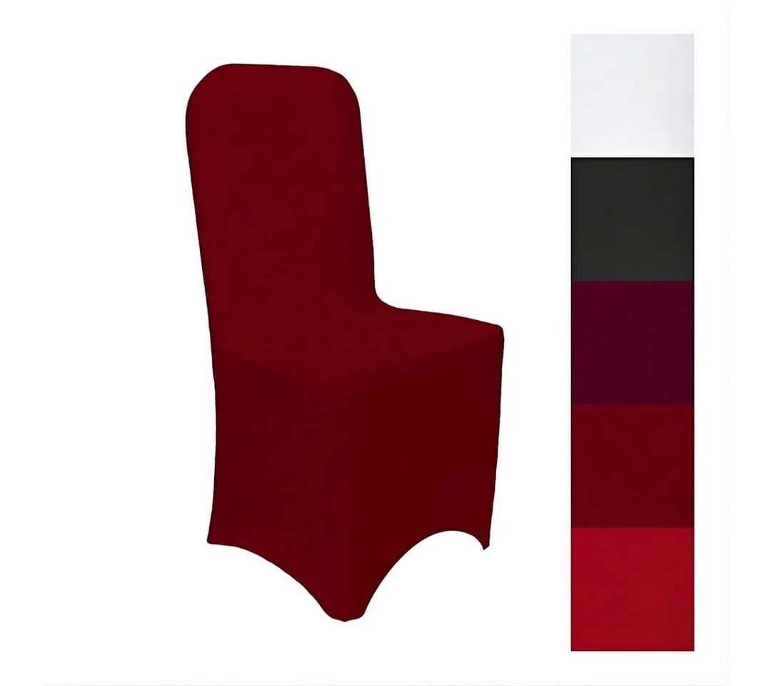 Event Kauf Stuhlhülle Stretch Universal Lehne Rot