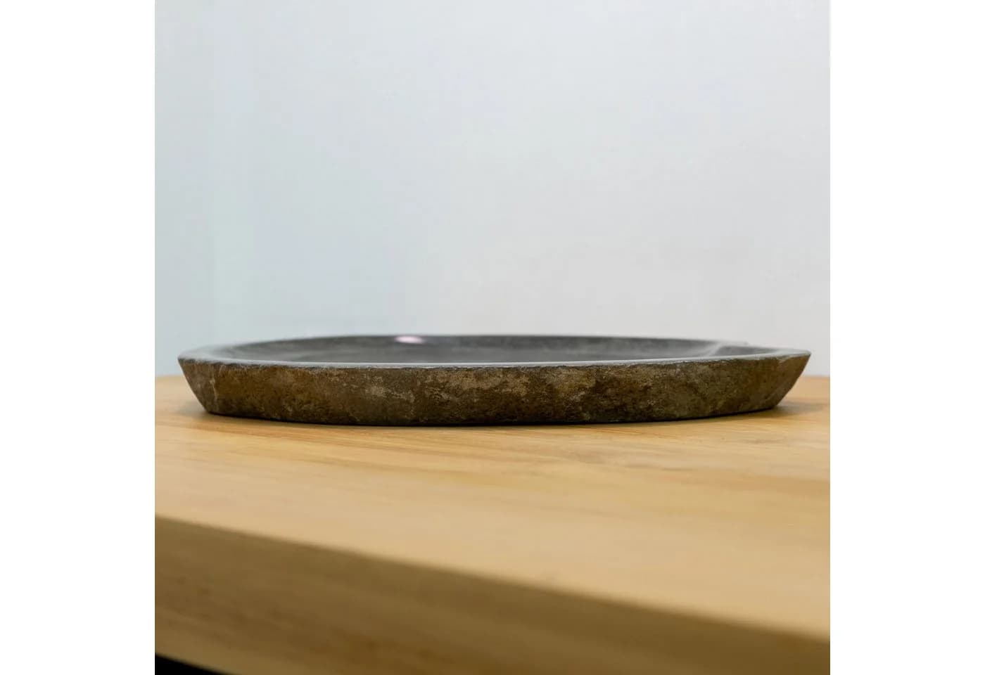 wohnfreuden Dekotablett Stein Grau Oval 40 cm - Bild 5