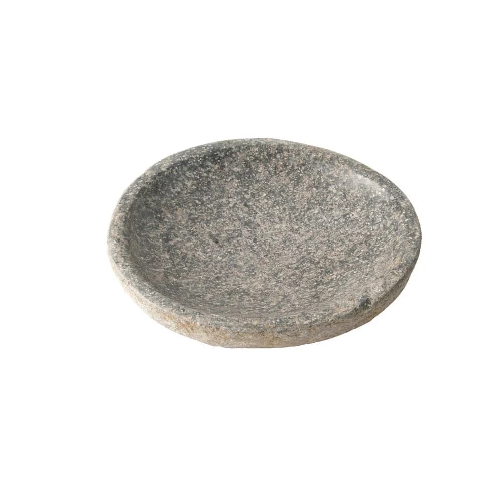 wohnfreuden Seifenschale Naturstein Flussstein Oval 10 cm - Bild 2