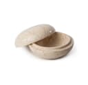 wohnfreuden Aufbewahrungsdose Marmor Creme Rund Bild 2