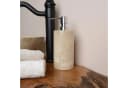wohnfreuden Seifenspender Marmor Creme Rund Bild 4