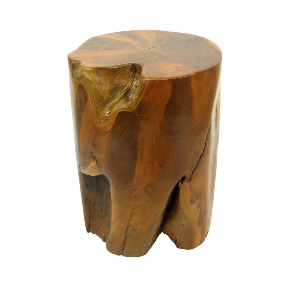 wohnfreuden Sitzhocker Teakholz Elefantenfuß 40 cm - Bild 2