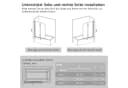Boromal Badewannenfaltwand 140cm ESG Glas 6mm Silber Faltbar Bild 4