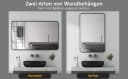 GOEZES Badspiegel Schwarz 5mm HD mit Explosionsschutz Bild 3