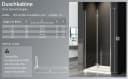 Boromal Dusch-Falttür 180° Silber 5mm ESG Glas Bild 4