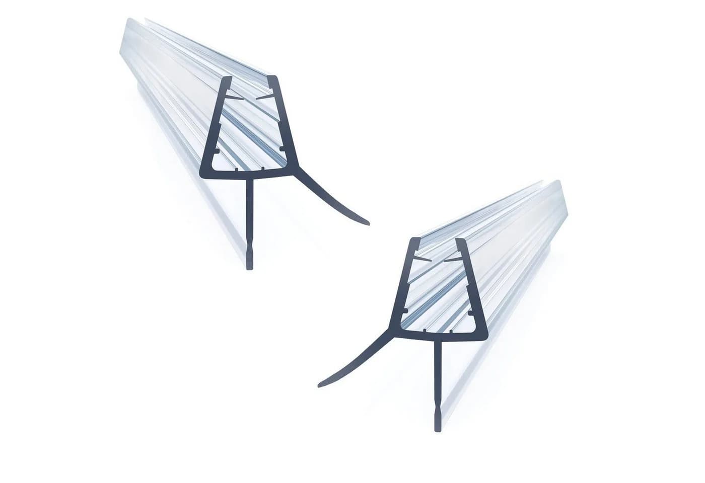 Boromal Duschdichtung Transparent für 4-8mm Glas, 50cm, 2er-Pack - Bild 2
