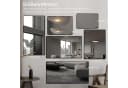 Hopibath Badspiegel Metallrahmen Schwarz Gold Rechteckig Bild 5