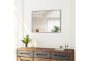Hopibath Wandspiegel Schwarz 40x60 cm mit Aluminiumrahmen Bild 1