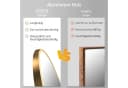 Hopibath Ganzkörperspiegel Gold 150x50cm Aluminiumrahmen Bild 5