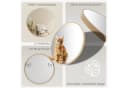 Hopibath Wandspiegel Aluminiumrahmen Matt-Schwarz HD-Glas Bild 3