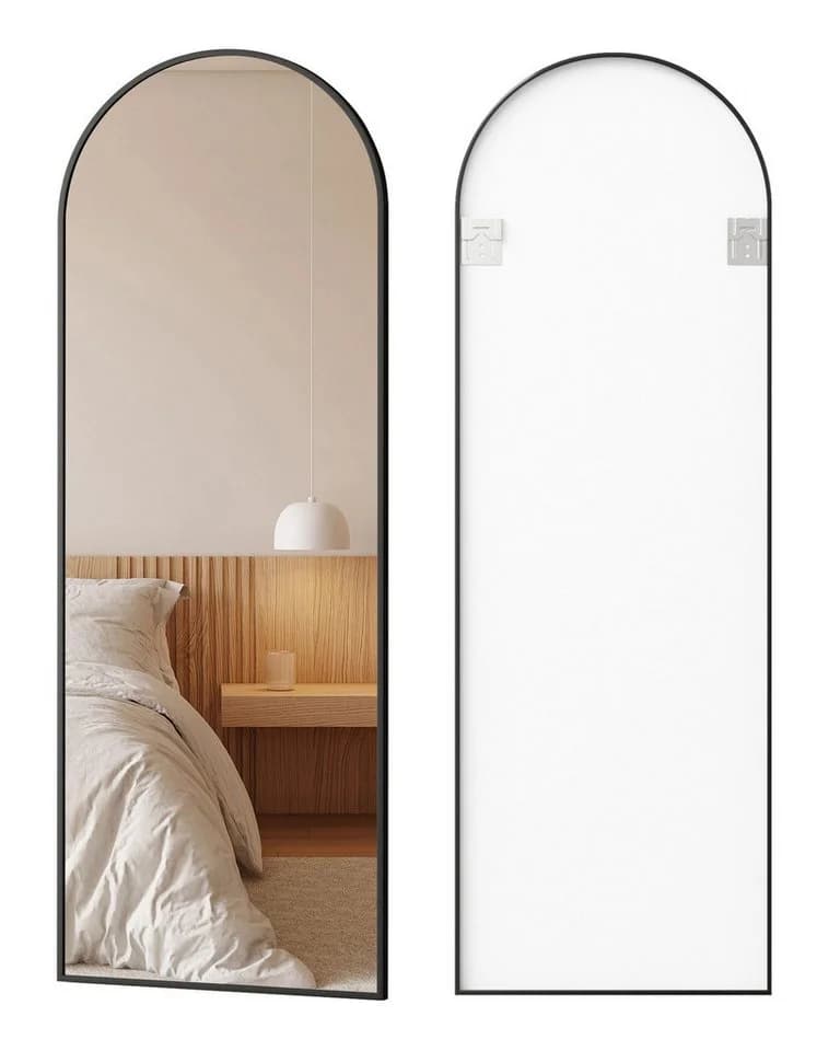 Hopibath Ganzkörperspiegel Schwarz Aluminiumrahmen - Bild 2