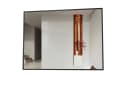 Hopibath Wandspiegel Schwarz mit Aluminiumrahmen Bild 2