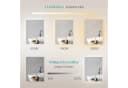 EMKE Badspiegel LED Antibeschlag 3 Lichtfarben Touch Dimmbar Bild 5