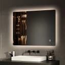 EMKE LED Badspiegel rahmenlos mit Beleuchtung IP44 Bild 1