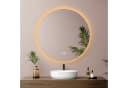 EMKE Badspiegel Rund mit LED Beleuchtung Touchschalter Dimmbar Bild 1