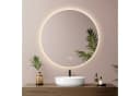 EMKE Badspiegel Rund mit LED Beleuchtung Touchschalter Dimmbar Bild 2