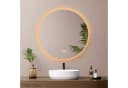 EMKE Badspiegel Rund LED Dimmbar Touchschalter IP44 Bild 1
