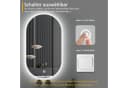 WDWRITTI LED Badspiegel mit Touch-Schalter und Wandschalter Bild 5