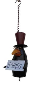 Deko-Impression Vogel-Futterstelle Rabe Metall Mehrfarbig Bild 2