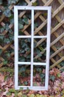 Deko-Impression Fenster Sprossenfenster Bilderrahmen Holz Türkis Bild 1