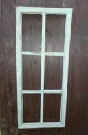 Deko-Impression Fenster Sprossenfenster Bilderrahmen Holz Türkis Bild 4